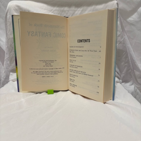 The Mammoth Book of Comic Fantasy First Edition 1998 HC Edited by Mike Ashley - Picture 3 of 4
